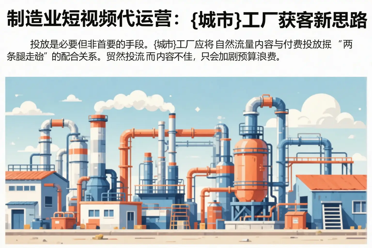 制造业短视频代运营：固始工厂获客新思路